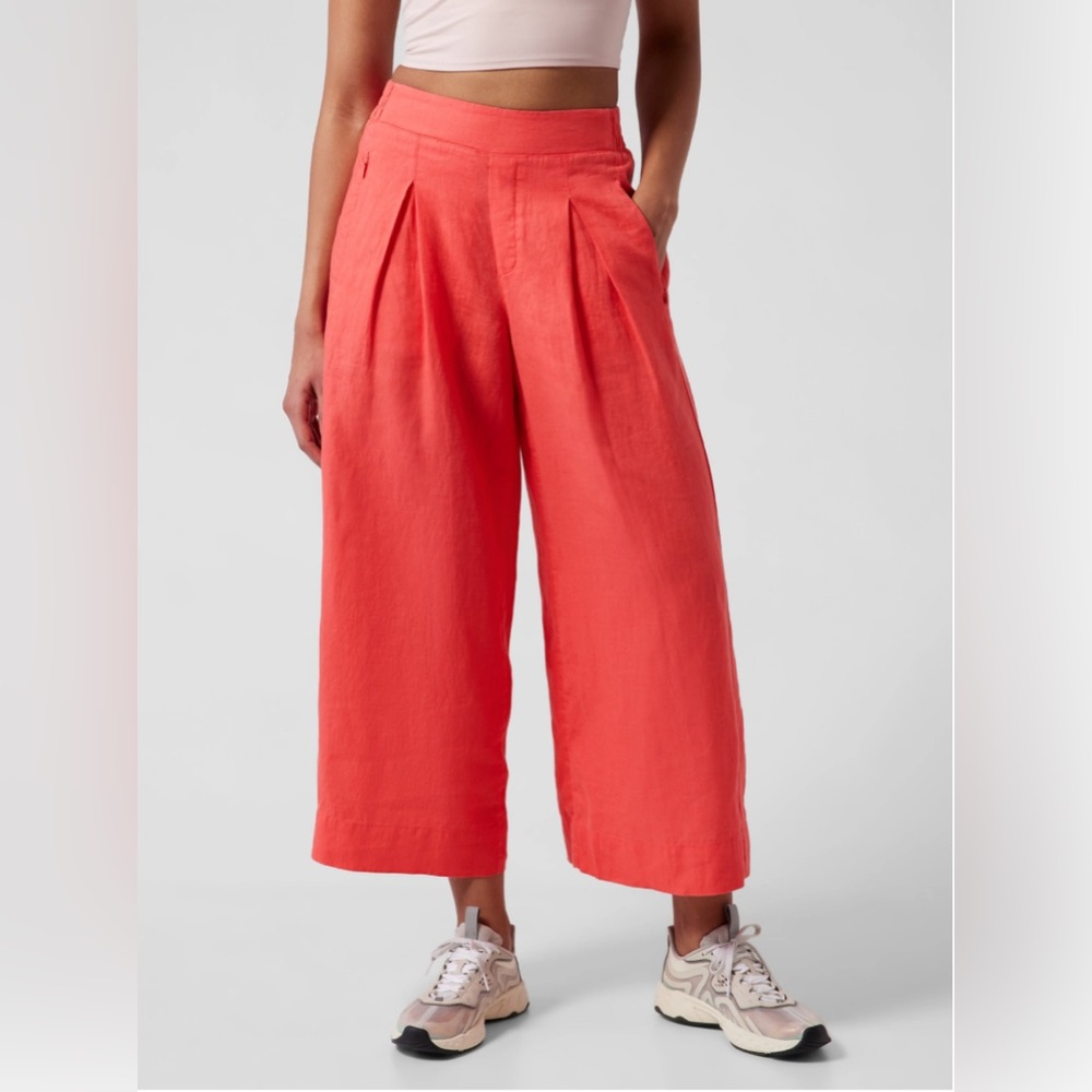 Plus size Athleta linen pants